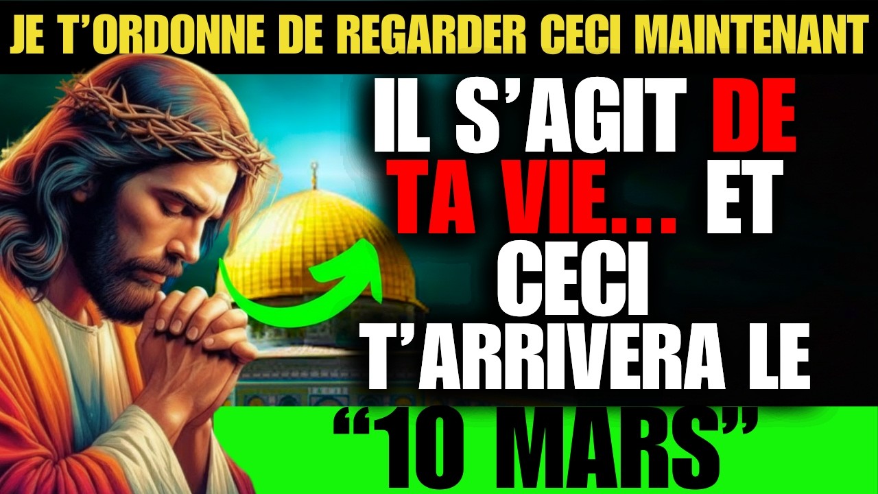 Dieu avertit : Ça t’arrive aujourd’hui — ne passe pas à côté