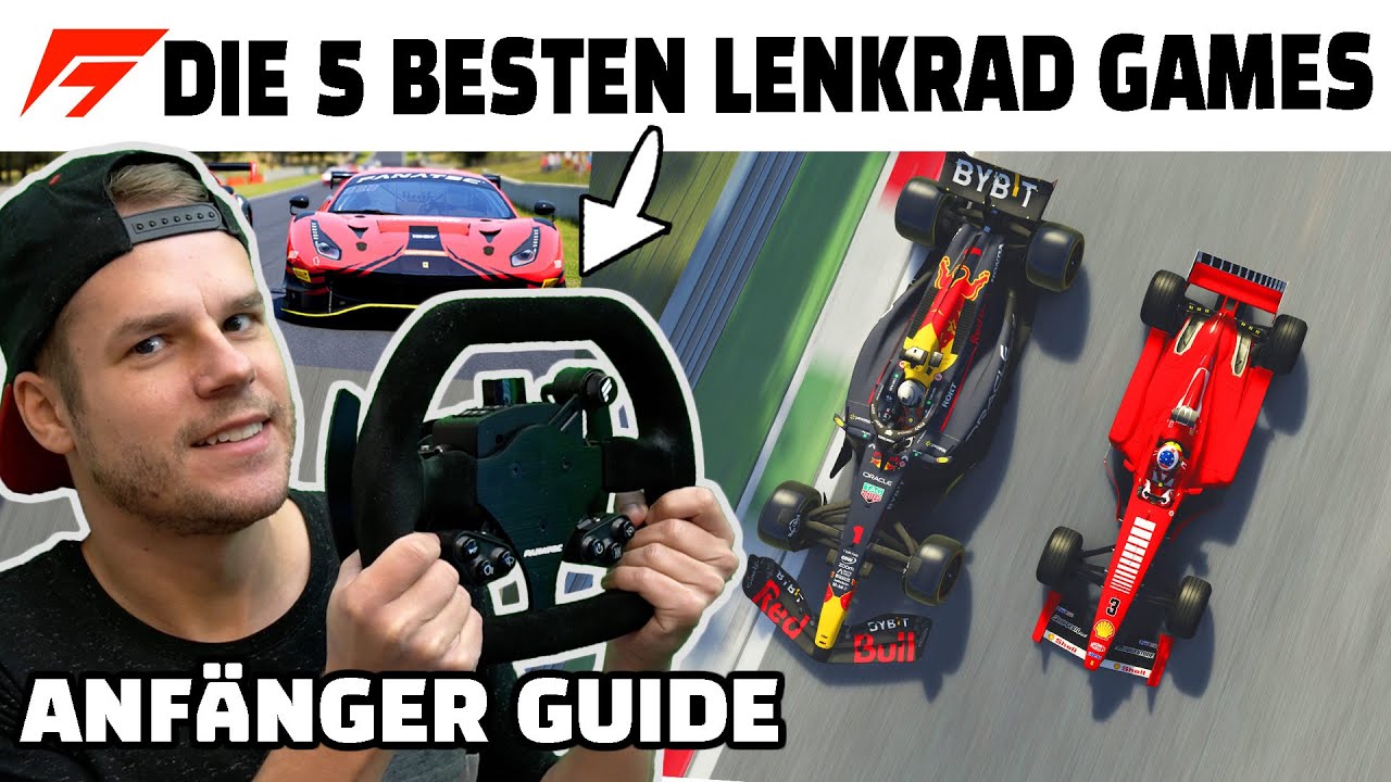 Die 5 besten Rennspiele und Rennsimulationen mit Lenkrad: Ein Anfänger Guide