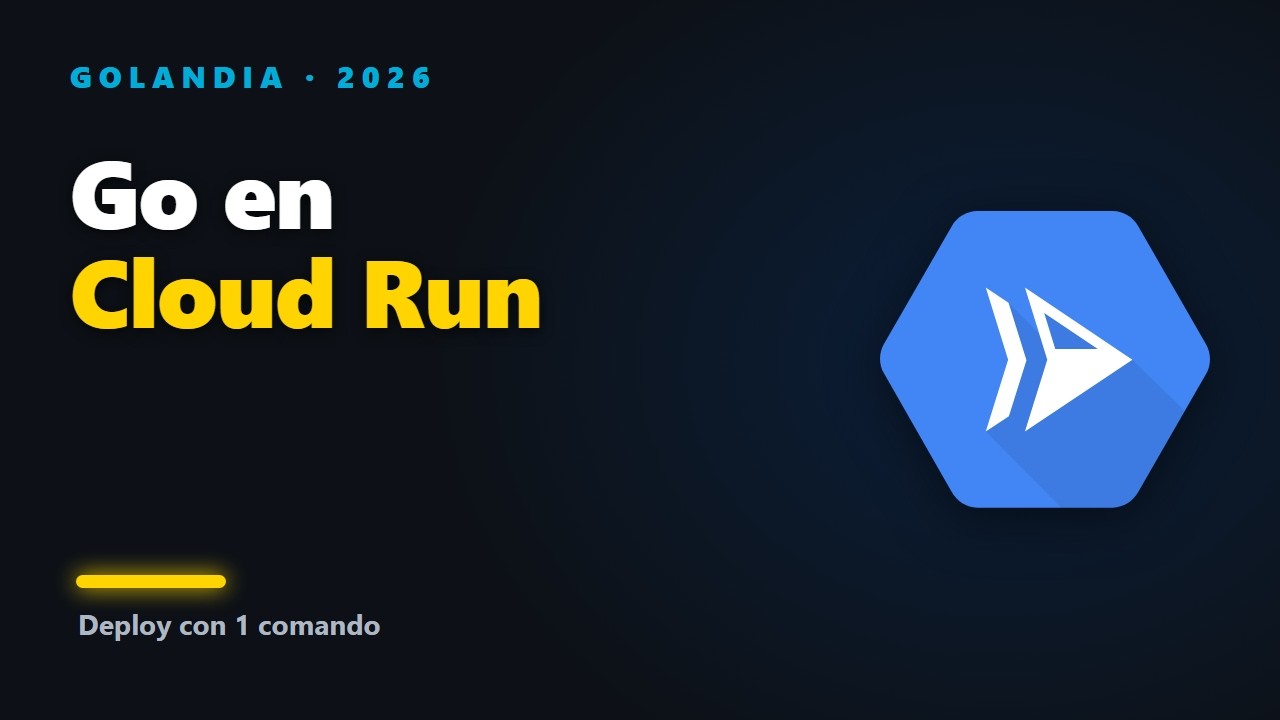 Despliega tu app de Go en Cloud Run (con un comando) 2026