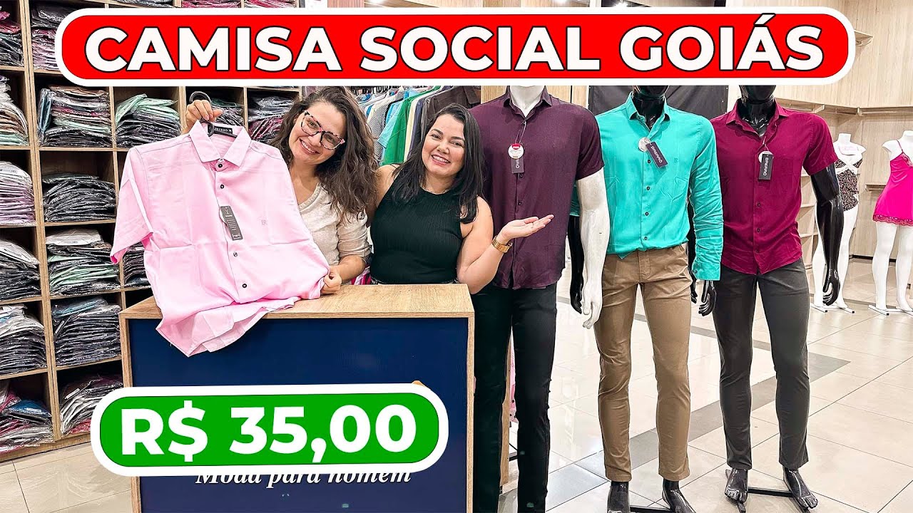 CAMISA SOCIAL MASCULINA NO ATACADO EM GOIÂNIA | LINDAS E ELEGANTES