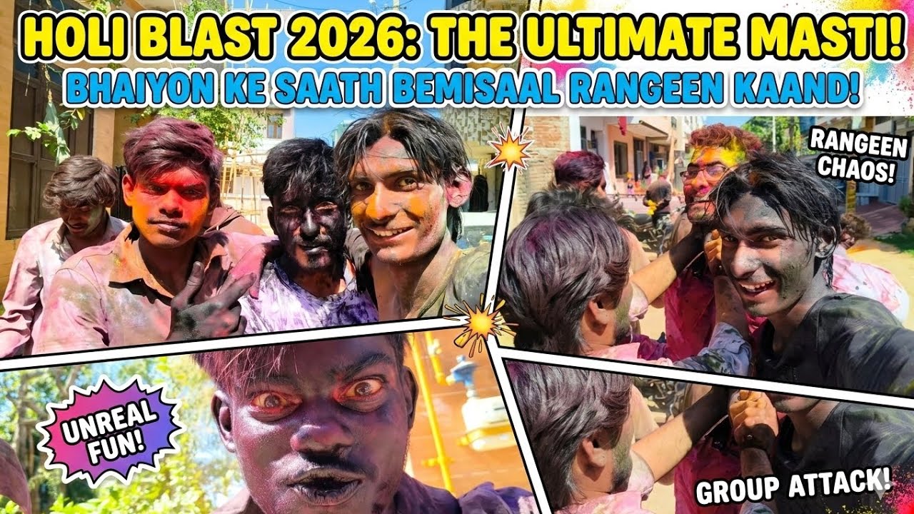 Bhaiyon ke sath bemisaal rangeen kaand #vlog #funny #comedy #sorvjoshivlogs 