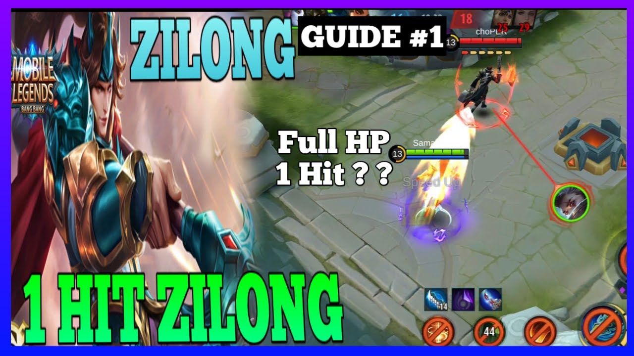 Zilong Guide 1 | How to do the 1 Hit Zilong | Master the Basics | Zilong Gameplay | MLBB