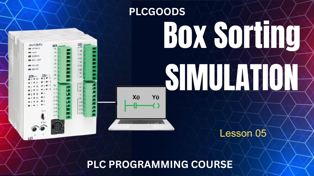 Delta PLC Box Sorting Project | Factory I/O OPC Demo  | Lesson 5