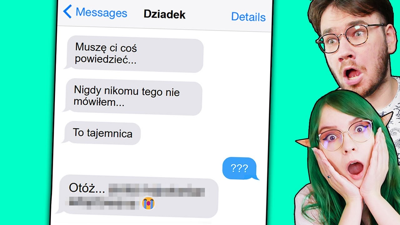 DZIADEK COŚ PRZEDE MNĄ UKRYWA...😨  - Chat Master! | CZOKO I NALI