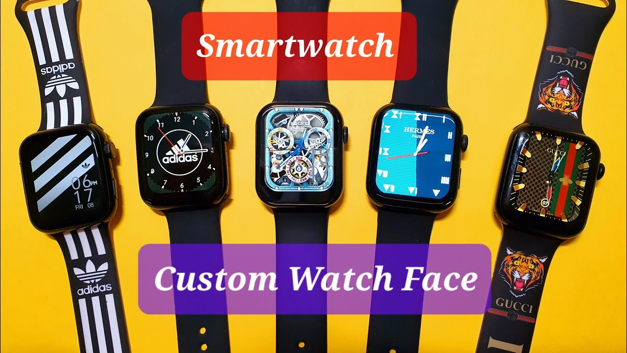 Custom Watch Faces for Smartwatch Gucci ,Rolex & more!
