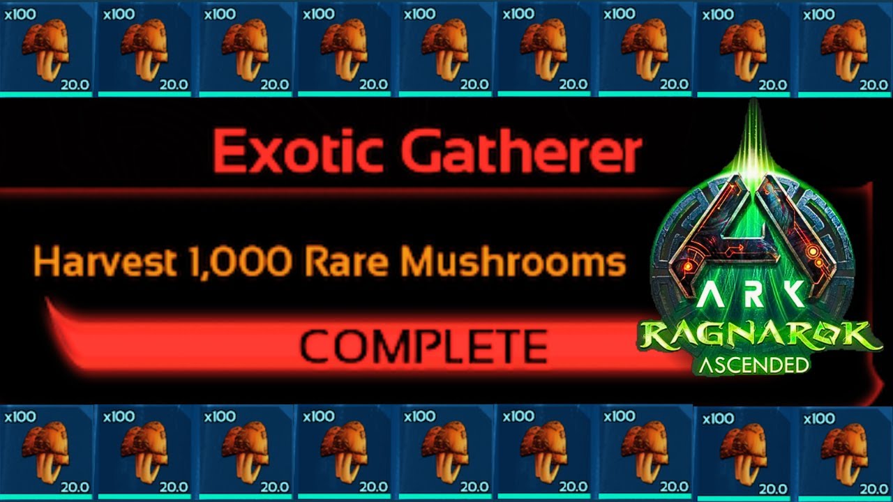 Where To Find Rare Mushrooms On Ragnarok!!! ASA