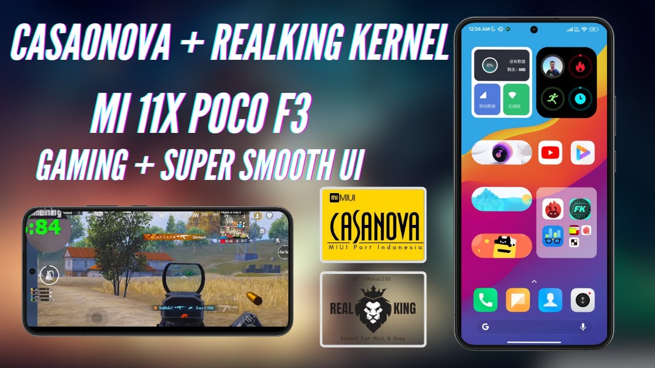 Casanova + Realking Kernel For Mi 11x & Poco F3 | Gaming + Super Smooth Ui 😍