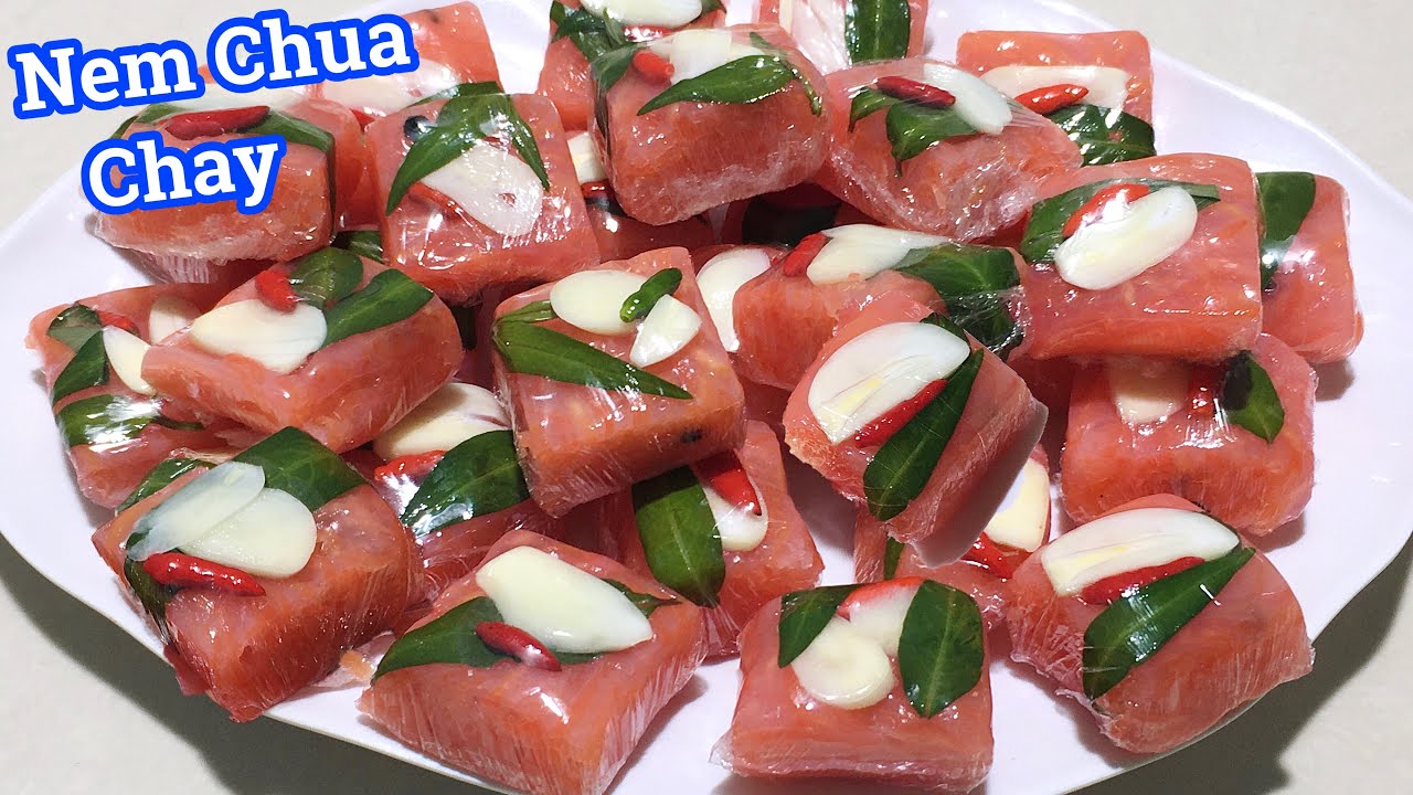 NEM CHUA- Không ngờ làm nem chua chay lại đơn giản và ngon đến vậy, nem chua giòn ngon nhanh có ăn