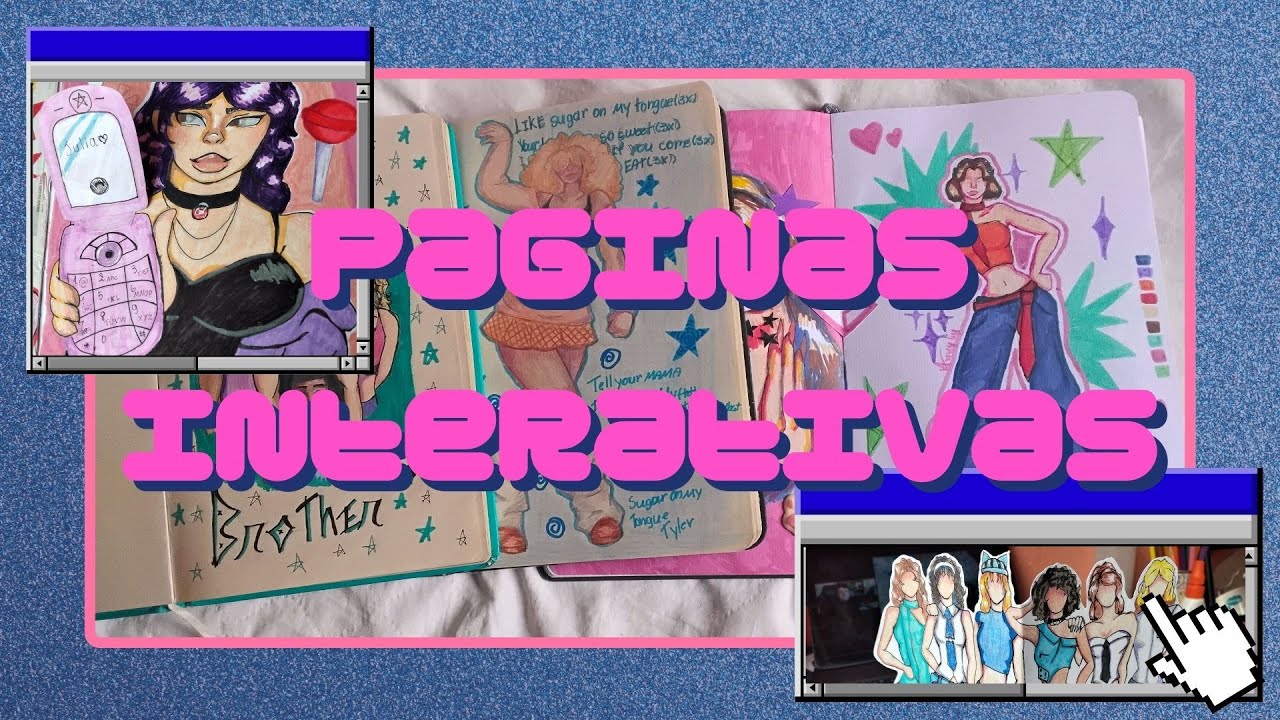 Como faço paginas interativas no sketchbook ✨️🪶 || Annylu