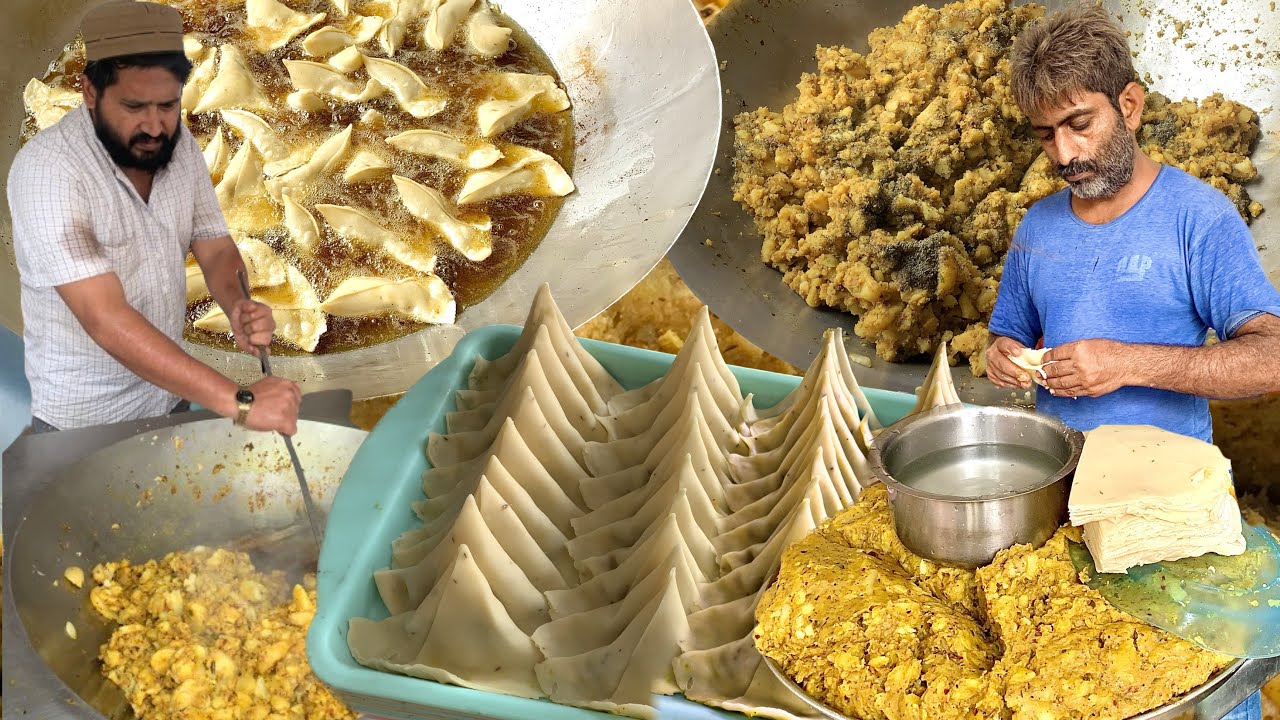 500+ Aloo Samosa Making In One Time | Perfect Aloo Samosa Video In StreetFood | Karachi StreetFood
