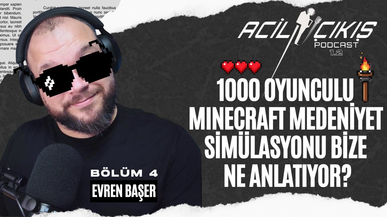 1000 Oyunculu Minecraft Medeniyet Sim&uuml;lasyonu Bize Ne Anlatıyor?