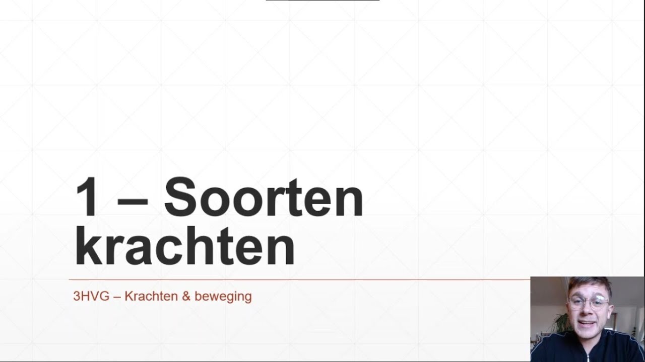 3HVG - Krachten & beweging 1 - Soorten krachten