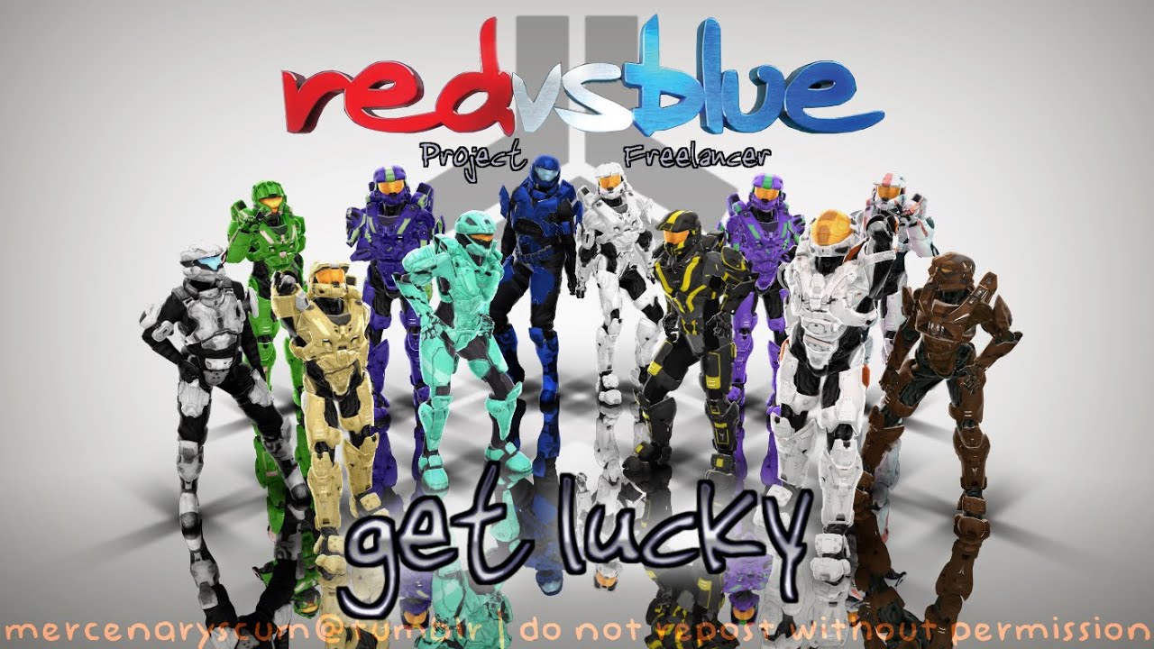 【RVB MMD】 Project Freelancer — Get Lucky