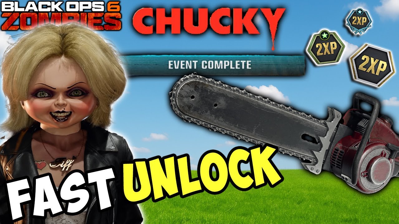 UNLOCK All CHUCKY Event Rewards FAST In BO6 Zombies 🎃 (Chainsaw, Camos & More!)