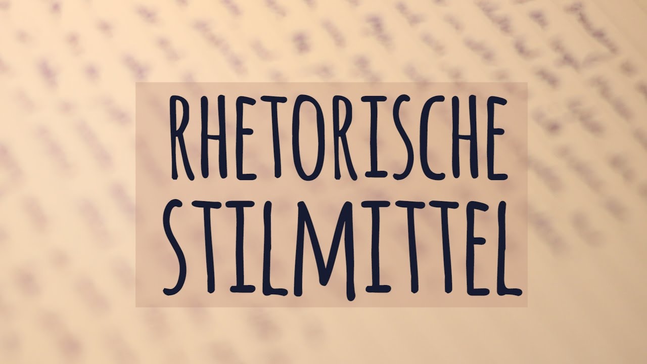 Rhetorische Stilmittel einfach erkl&auml;rt! | Klangwirkung | Tropus | Wortfigur | Gedankenfigur