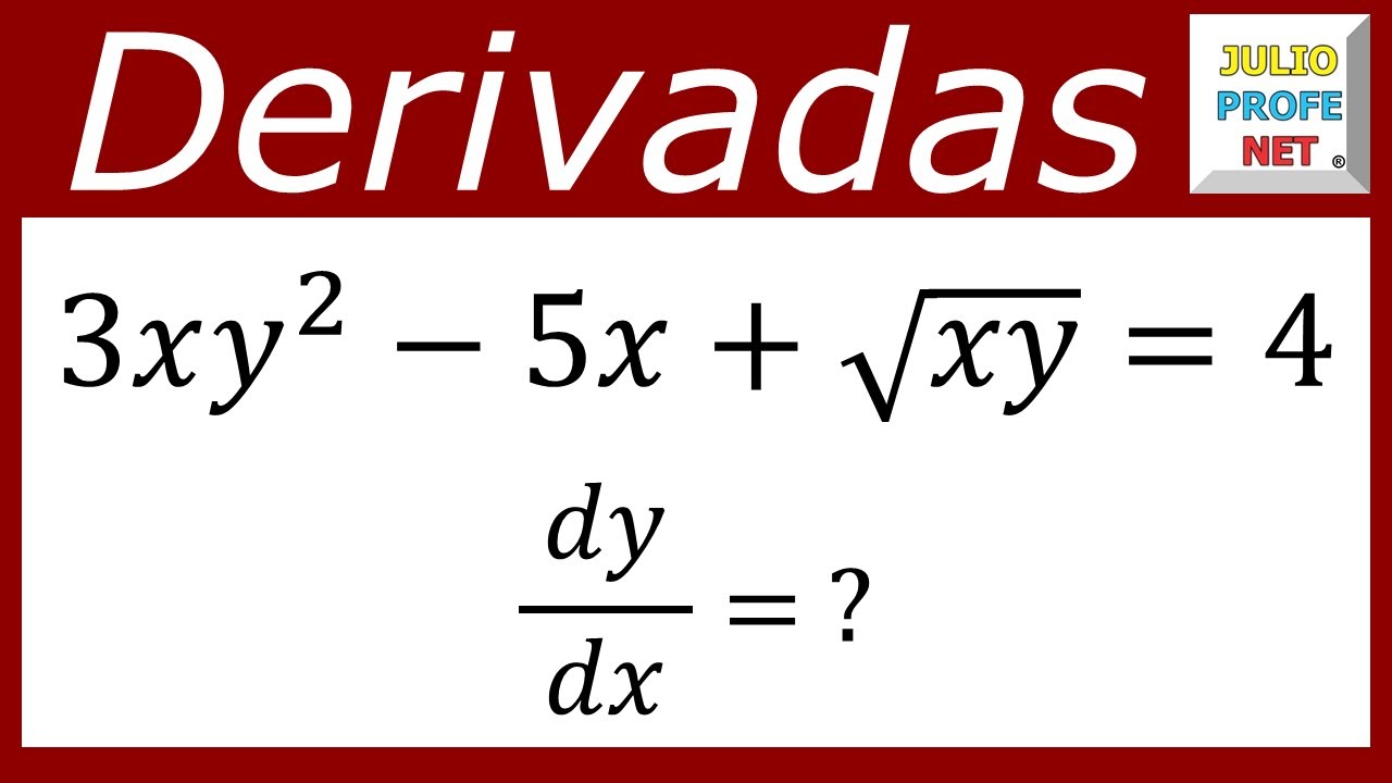 Derivación implícita | Ejercicio 2 #julioprofe