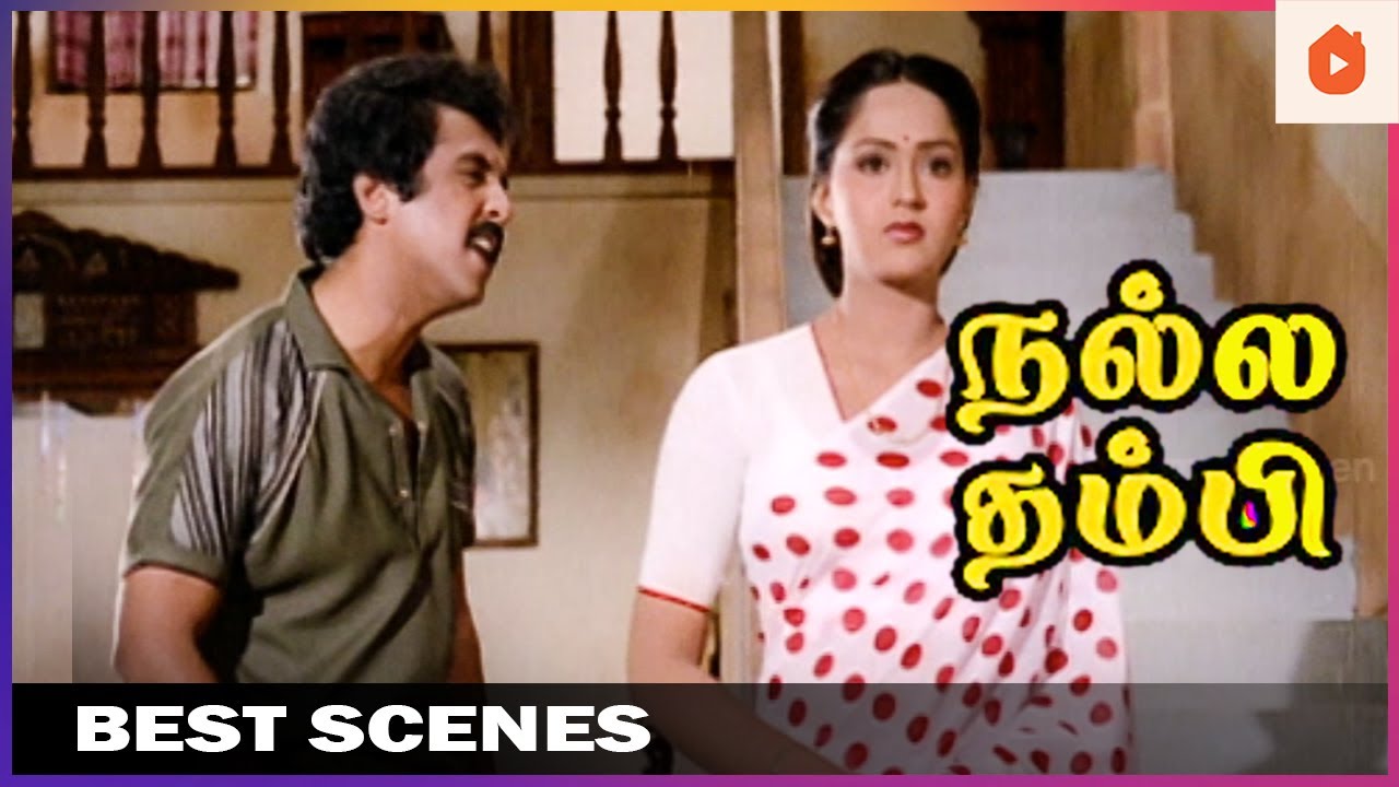 சொல்லி கொடுத்ததெல்லாம் நியாபகம் இருக்கா | Nalla Thambi Best Scenes | Karthik | Radha | Manorama