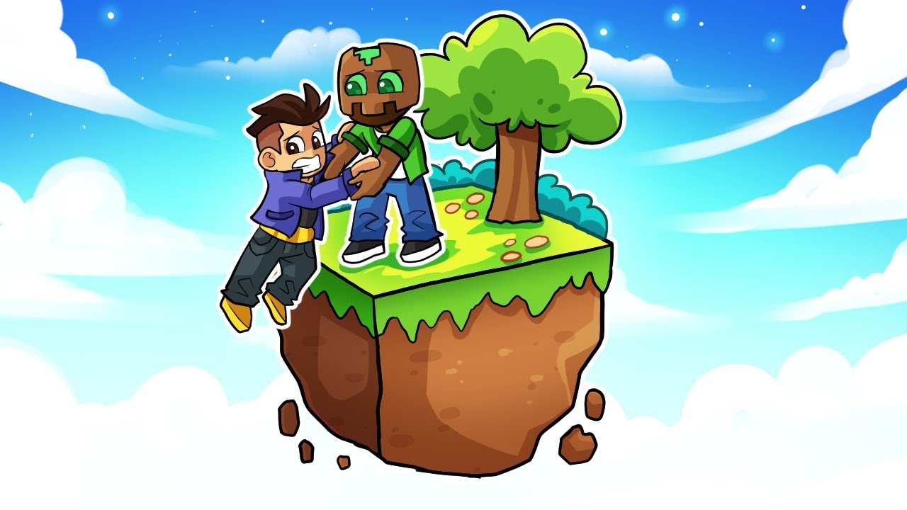 MINECRAFT pero ESTAMOS ATRAPADOS EN SKYBLOCK! 😱😂