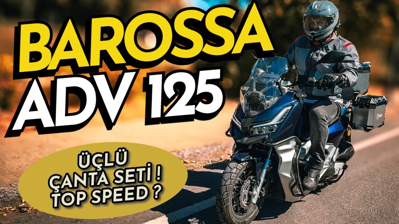 Barossa ADV 125 | Üçlü Çanta Seti Olan Scooter Mu Olur ?