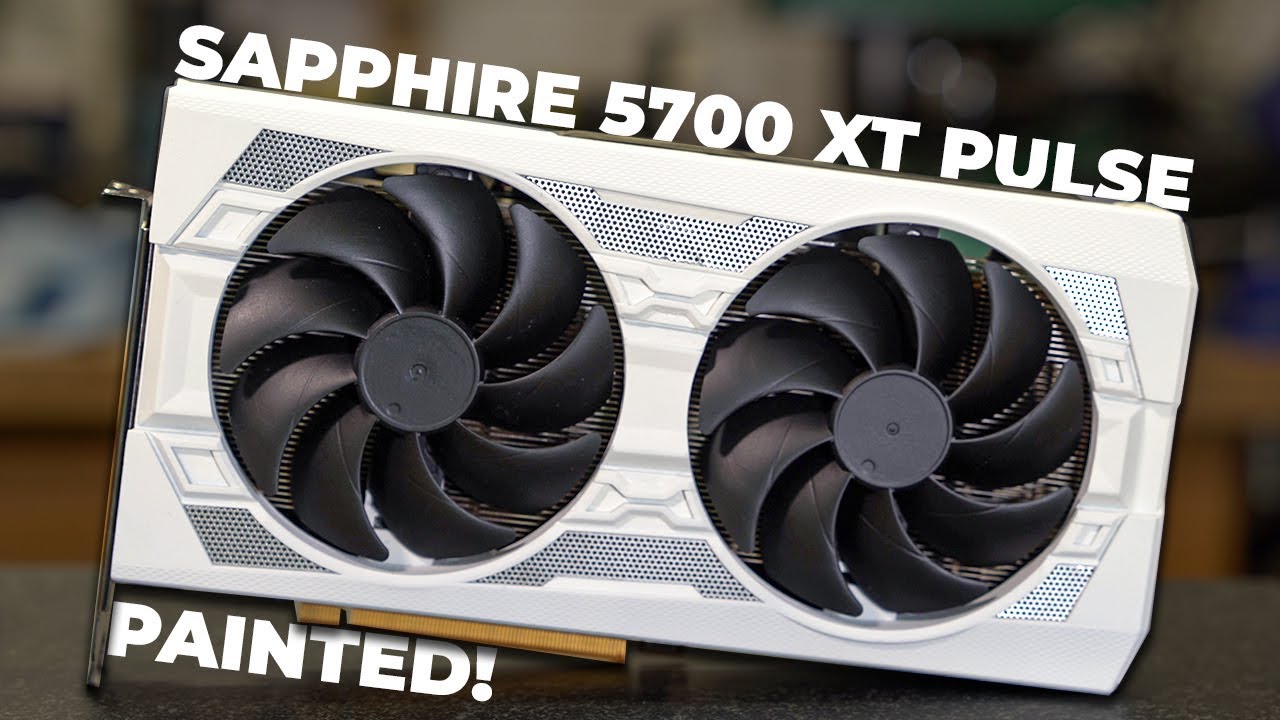 Обновление видеокарты: Sapphire RX 5700 XT Pulse Black & White Mod!