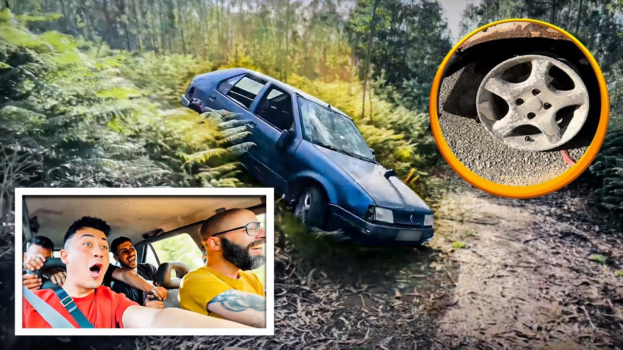 ESTOURAMOS OS PNEUS E FOMOS PELO MONTE ABAIXO COM O RENAULT DO AÇO | AllSpeedDrive
