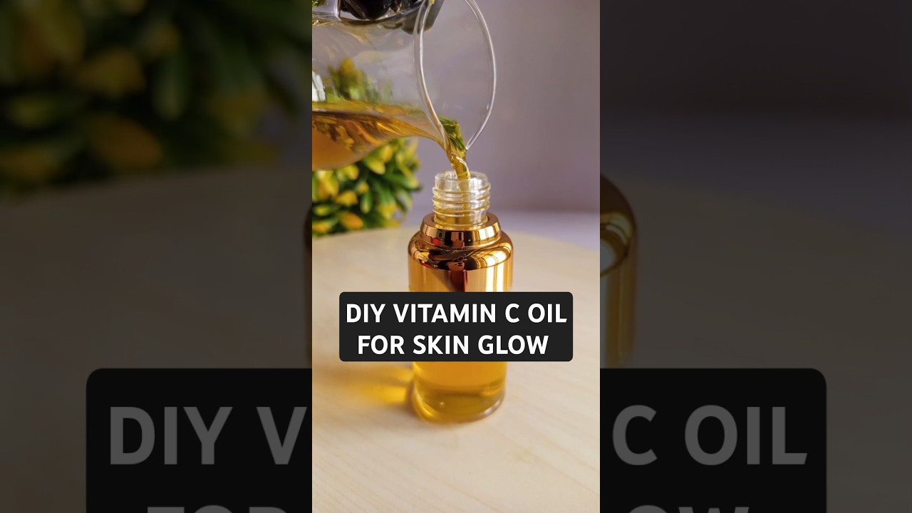 How to make vitamin c oil for skin glow and skin brightening #skinglow #vitamincoil #naturalskimcare