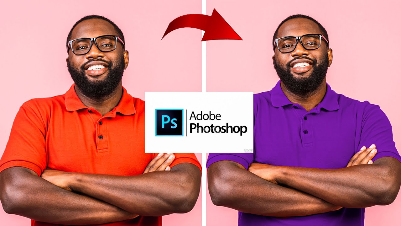 Comment Changer la Couleur des Vêtements sur Photoshop ! 👕✨