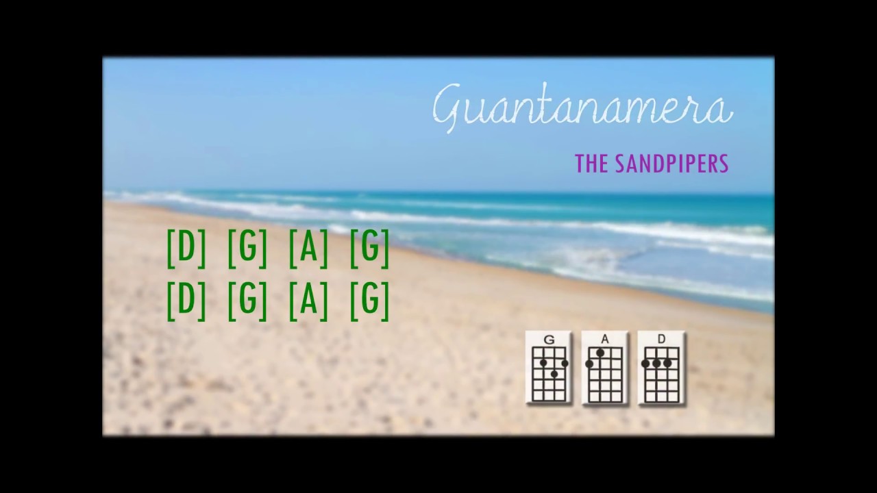 The Sandpipers ~ Guantanamera.....(Ukulele Play-Along w/Easy Chords)