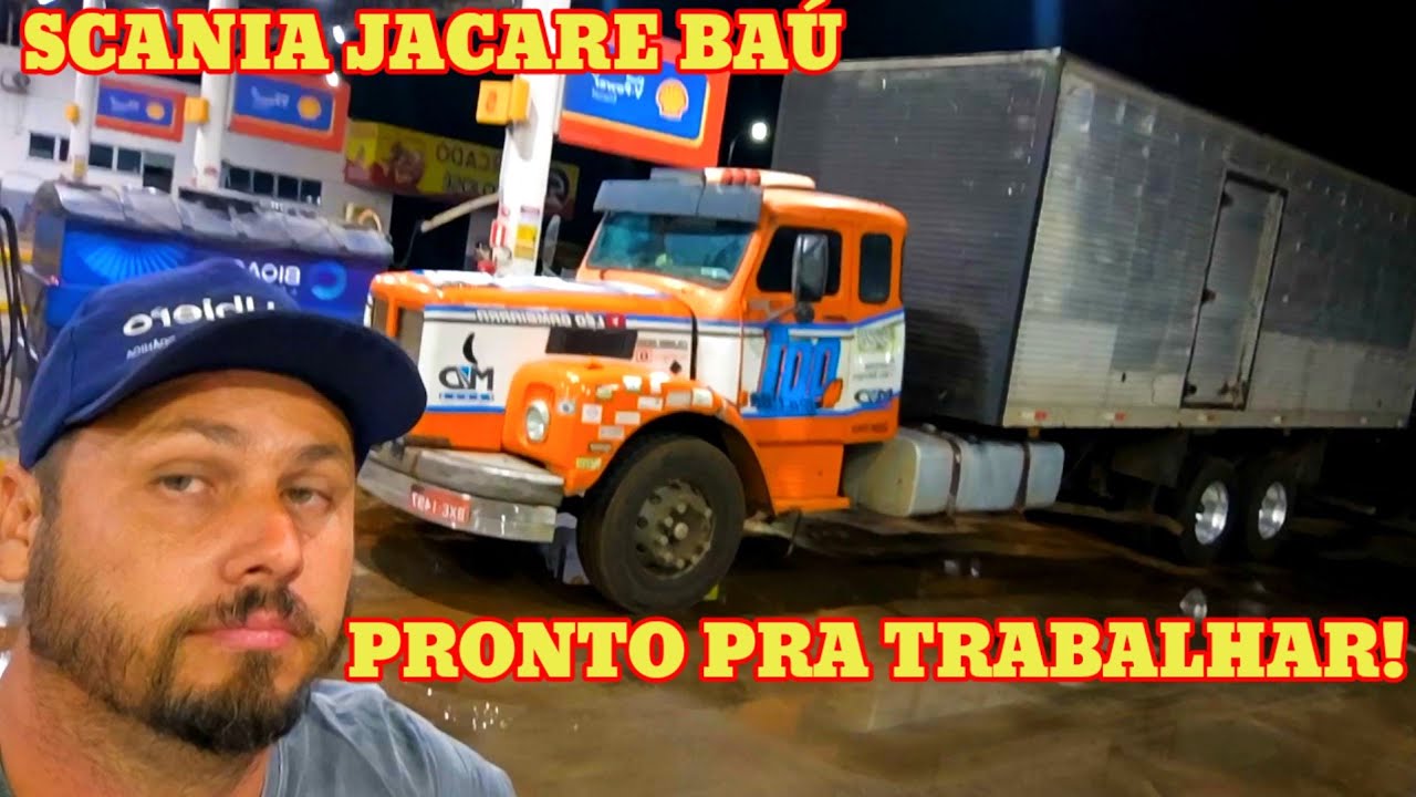Baú fixado no Scania jacaré ! 