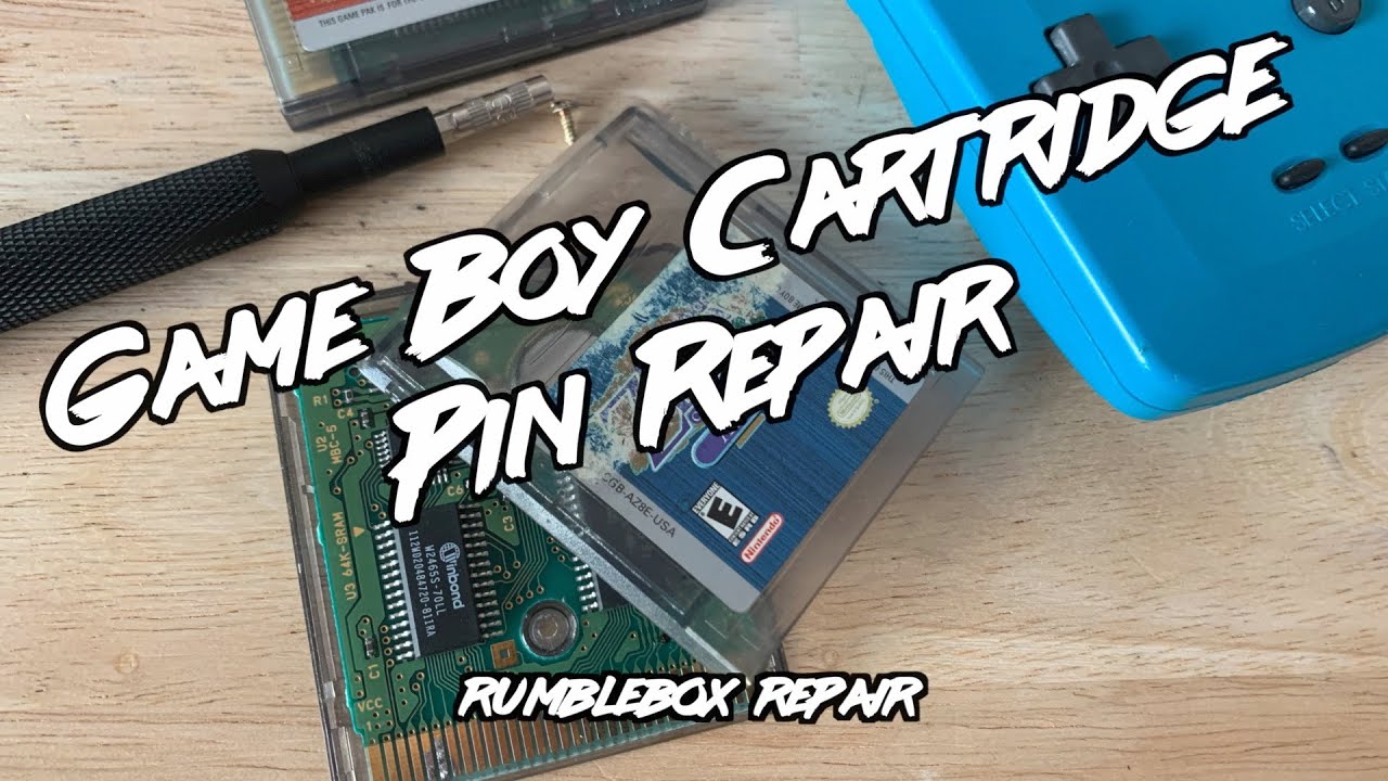 Game Boy Cartridge Pin Repair | RUMBLEBOX Repair