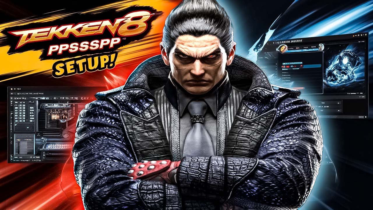 Tekken 8 PPSSPP ПОЛНОЕ РУКОВОДСТВО ПО НАСТРОЙКЕ для ПК и Android! (Текстуры и уровни включены!)