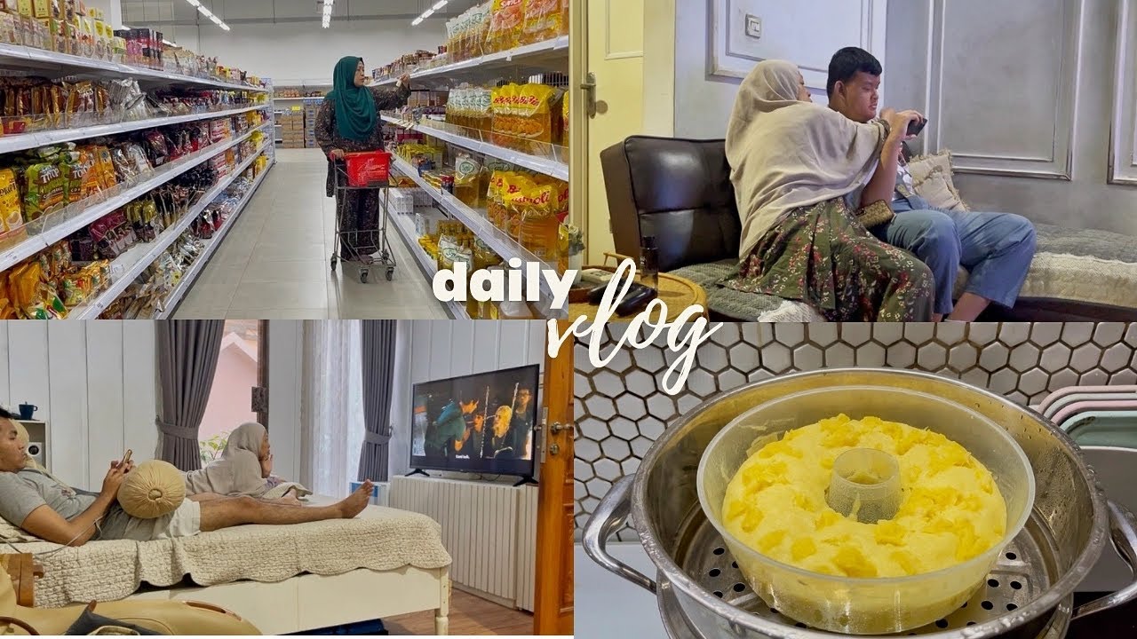#dailyvlog RUTINITAS IRT/ BOLU TAPE KUKUS/ BELANJA MINGGUAN DI HARMONY SWALAYAN,TERNYATA LEBIH MURAH