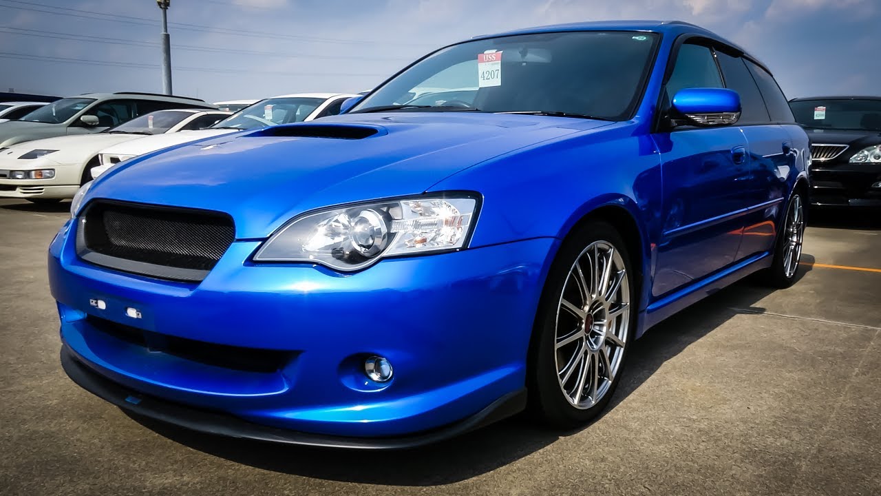 Японский автомобильный аукцион | Subaru Legacy Touring GT Spec B STi 2005 года