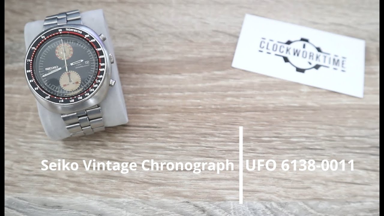 Seiko Vintage Chronograph UFO 6138-0011 The Legendary Japan Chronograph Watch REVIEW