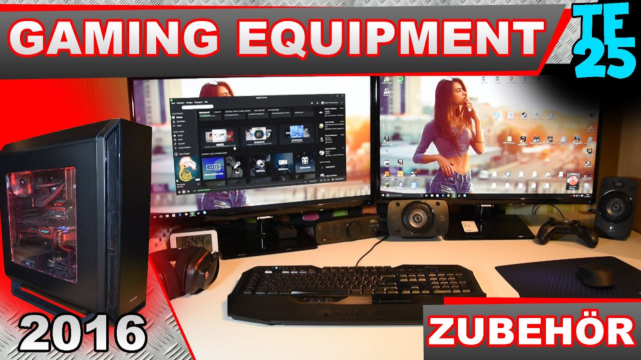 MEGA Geiles GAMING Equipment  // Gaming-PC 2016 Zubehör #3 (German, Deutsch)