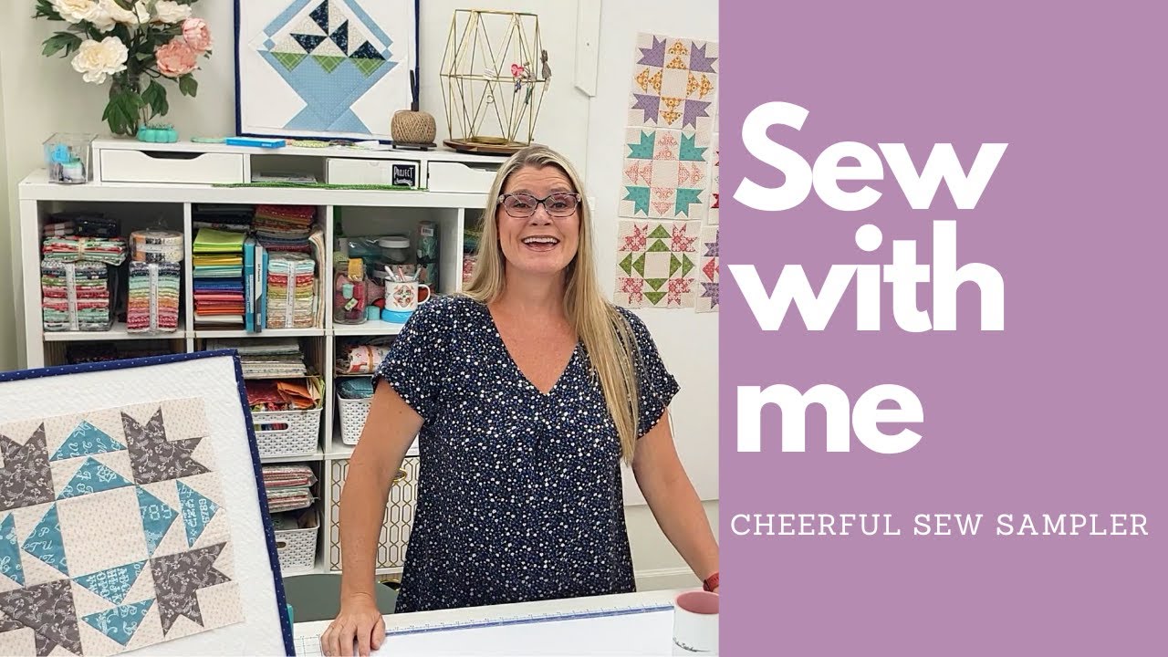 Fat Quarter Shop Cheerful Quilt 2025! Sew Sampler Beginner Unboxing Quilting Subscription Box
