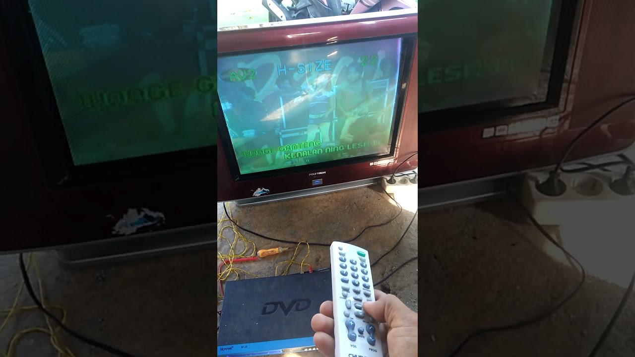 cara sermode (servis mode) warna tv polytron uslim
