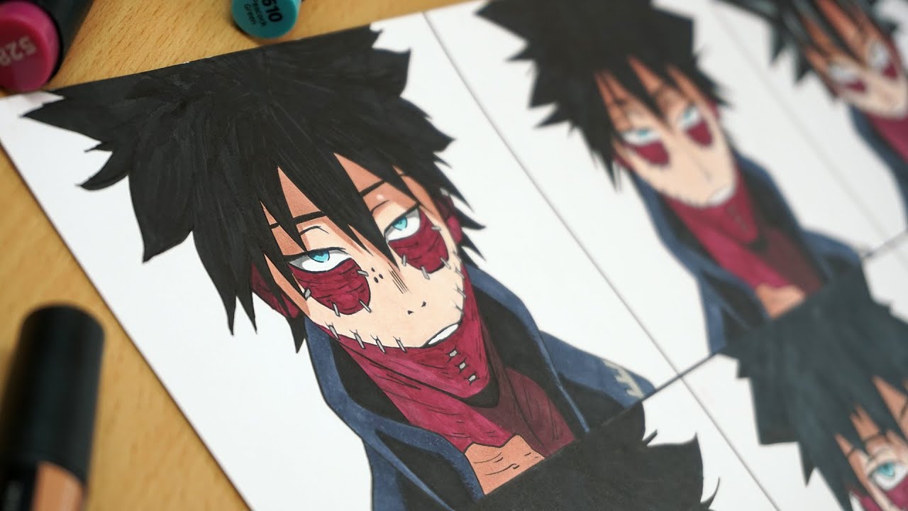 Drawing DABI in 9 Different Anime Styles