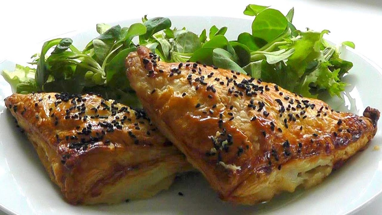 PUFF PASTRY PASTIES How to make easy snack food recipe