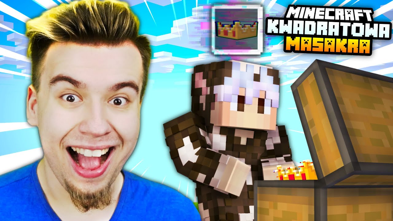 UKRADŁEM NAJRZADSZY ITEM NA SERWERZE! (Minecraft Kwadratowa Masakra)