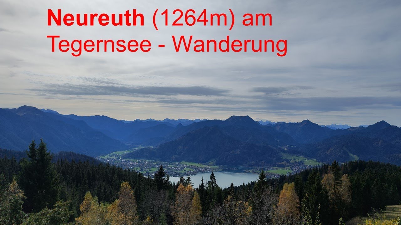Neureuth 1264m am Tegernsee - Wanderung