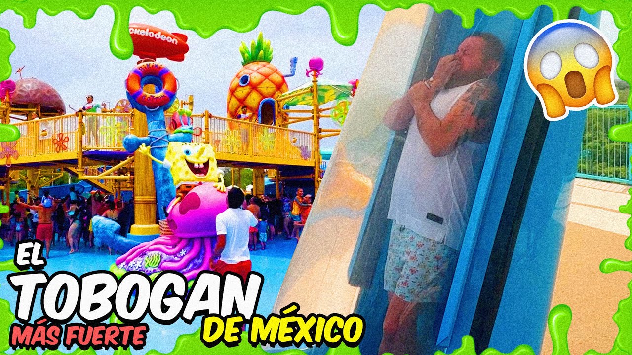 EL PARQUE ACUATICO NICKELODEON - LLUVIA DE SLIME