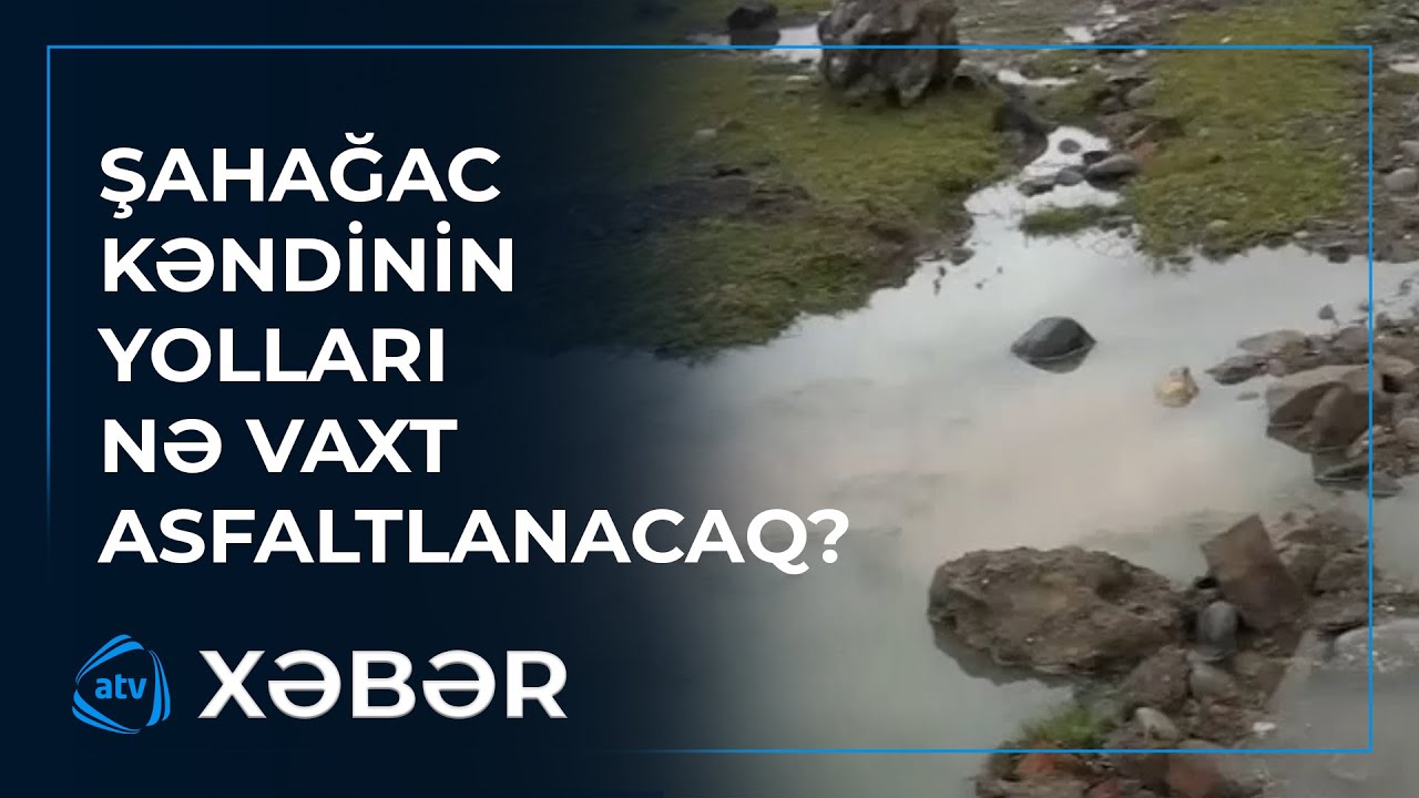 Ölümüzü dəfn etmək üçün bu yolu traktorla getməyə məcbur oluruq