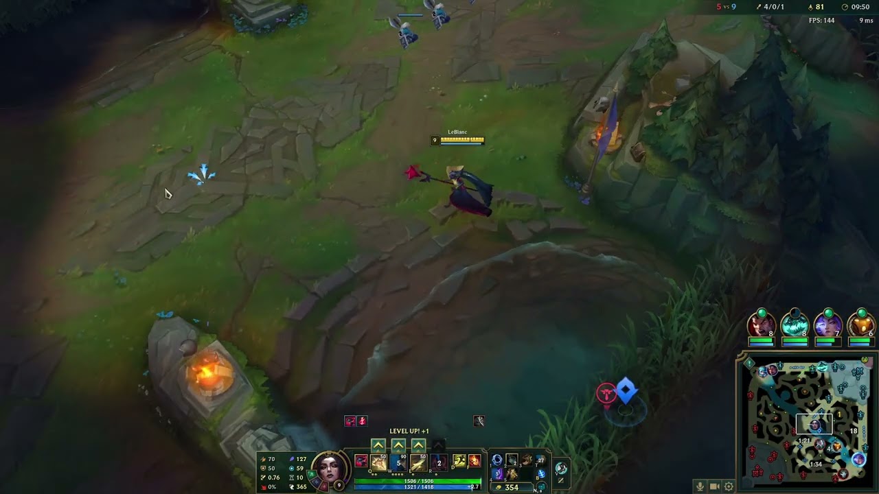 Leblanc vs Veigar, Master ~200 LP, Patch 26 05,  9-0-4 WIN