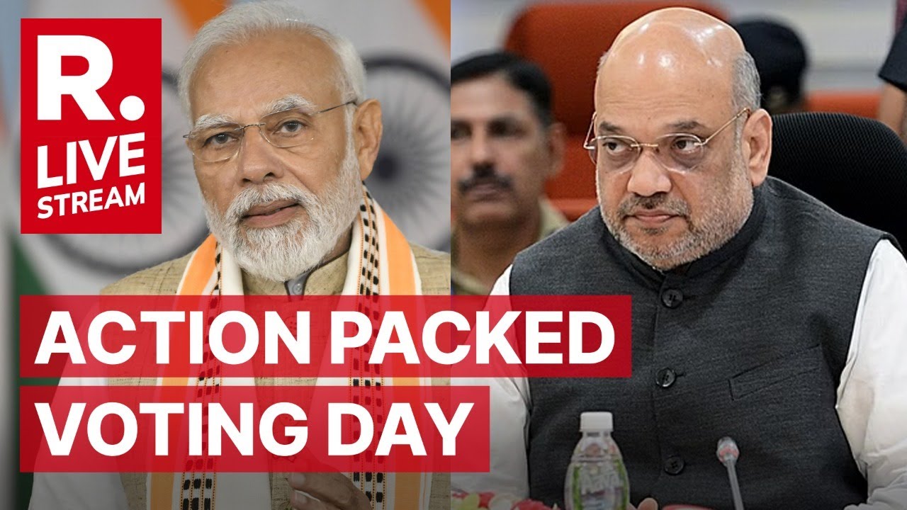 LIVE: PM Modi Casts Vote In Gujarat Polls | Mainpuri Lok Sabha Bypoll | Exit Poll On Republic