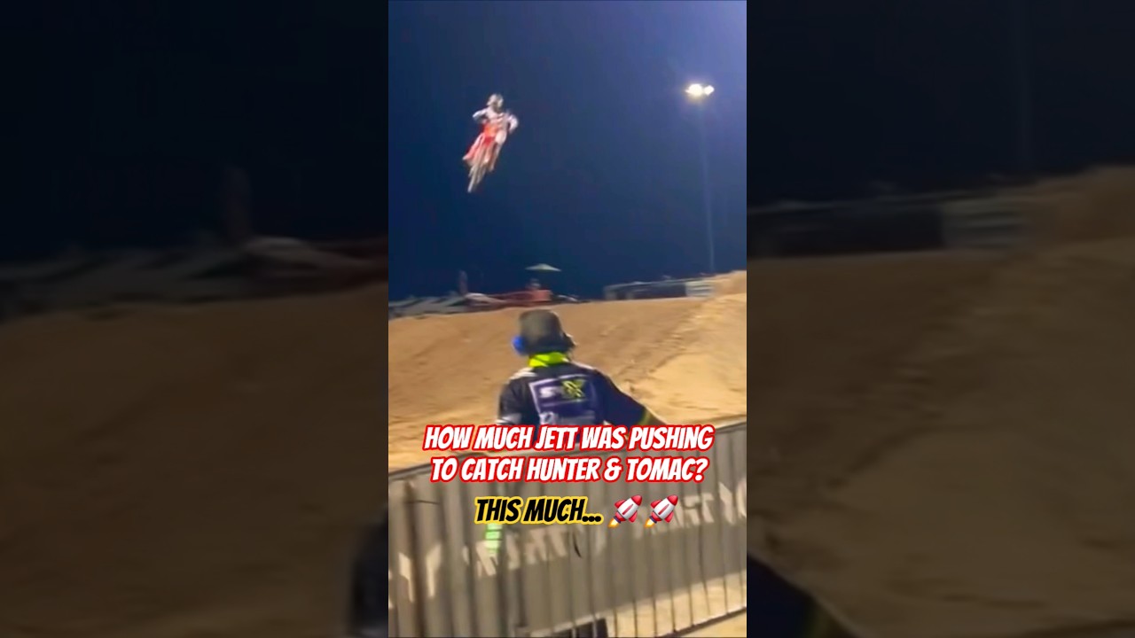Jett Lawrence Pushing Hard to get Hunter & Tomac 🚀💥 // 
