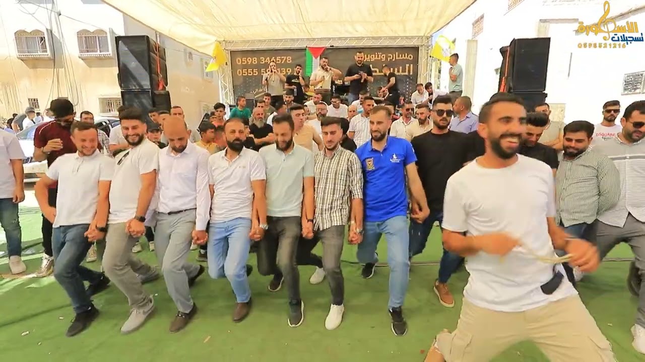 شباب جوريش ولعوها عدبكة مع الفنان  سلوم الحنتولي و احمد الجيوسي  زفة محمد غاالب منصور / جوريش