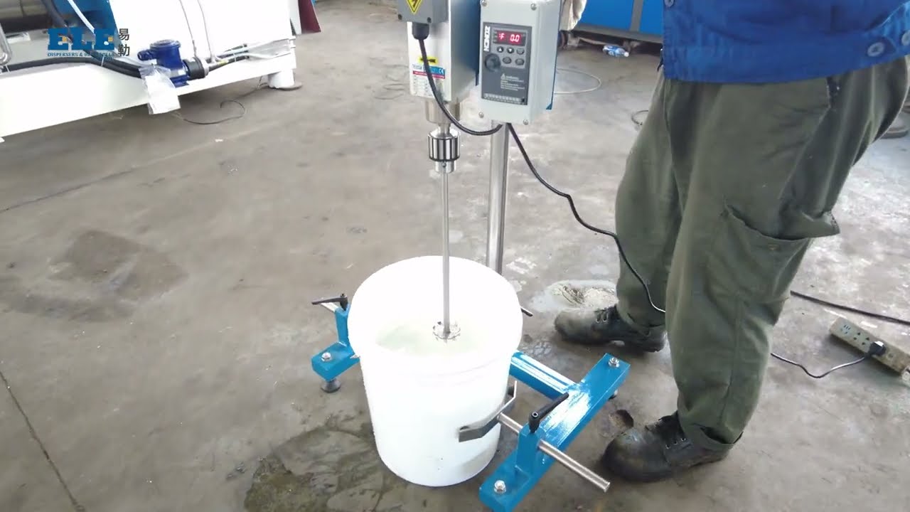 ESJ-750 Lab High Speed Disperser Factory Testing For Russian Client