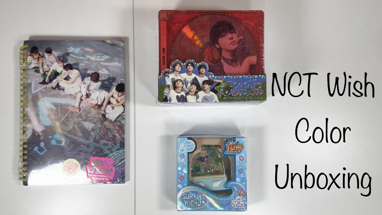 Unboxing: NCT Wish Color [Photo Book, Jewel Case Set, and Surf Versions]