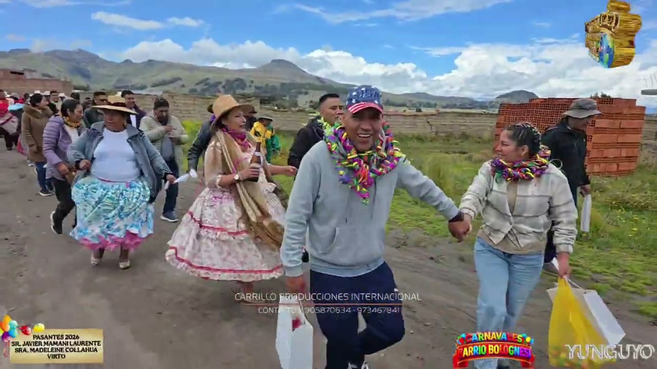 CARNAVAL BARRIO BOLOGNESI _VISITA A VECINOS Y FAMILIARES // YUNGUYO 2026 